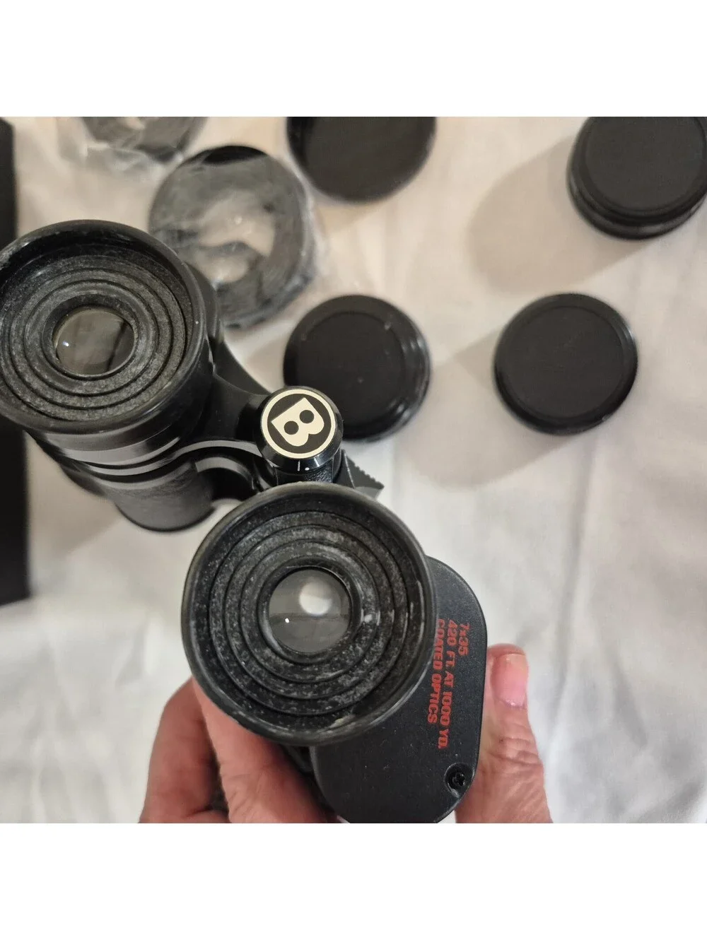 Vintage Bushnell Citation Binoculars 7X35 Insta-Focus 420 Ft @1000 Yd with Case